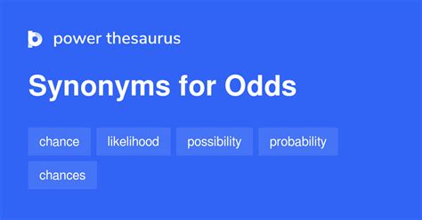 odds synonym